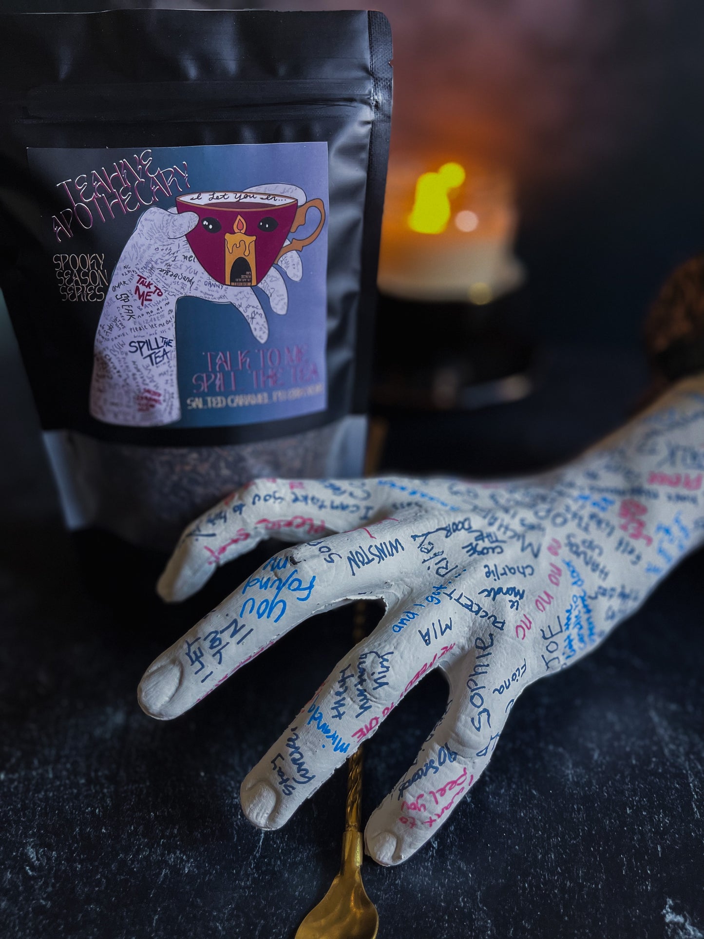 TALK TO ME//SPILL THE TEA- Salted Caramel Pu-Erh Noir