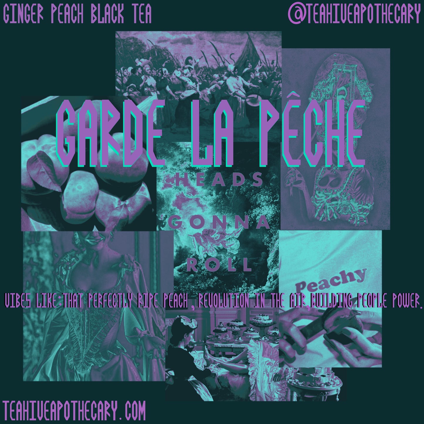 GARDE LA PÊCHE - Ginger Peach Black Tea