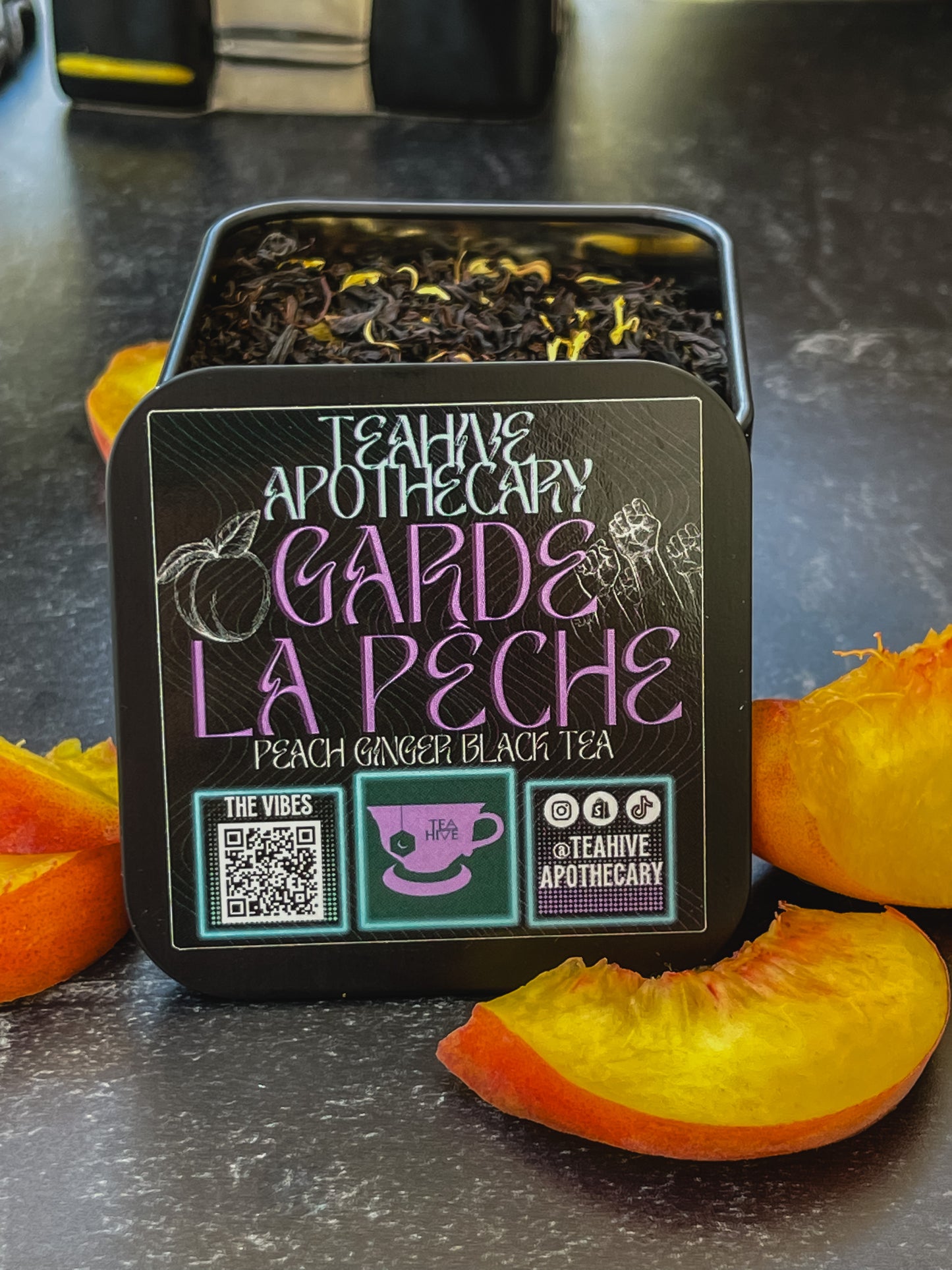 GARDE LA PÊCHE - Ginger Peach Black Tea